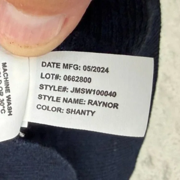 NWOT johnnie-O Men's Raynor Pullover Sweater XXL Shanty Merino Wool‎ 1/4 Zip